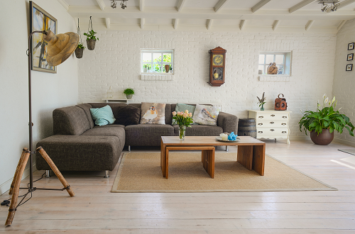 a view of a living room